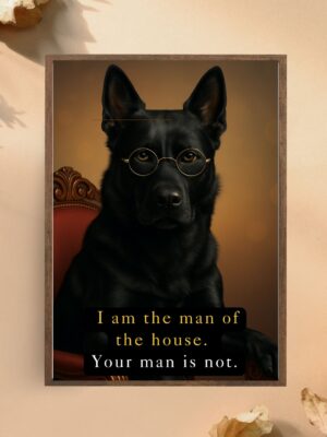 Funny Dog Living Room Wall Art Prints