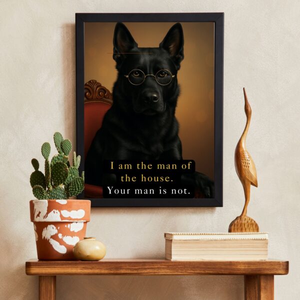Funny Dog Living Room Wall Art Prints