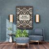 Be Still. God Is Here” Christian Wall Art Print, Neutral Afroboho Decor