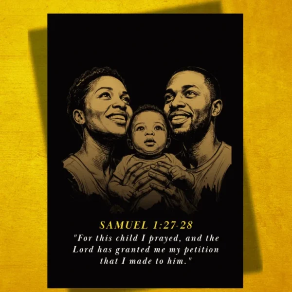 Bible Verse Wall Decor Nursery, For This Child We Have Prayed – 1 Samuel 1:27 Minimalist Christian Baby Room Digital Print