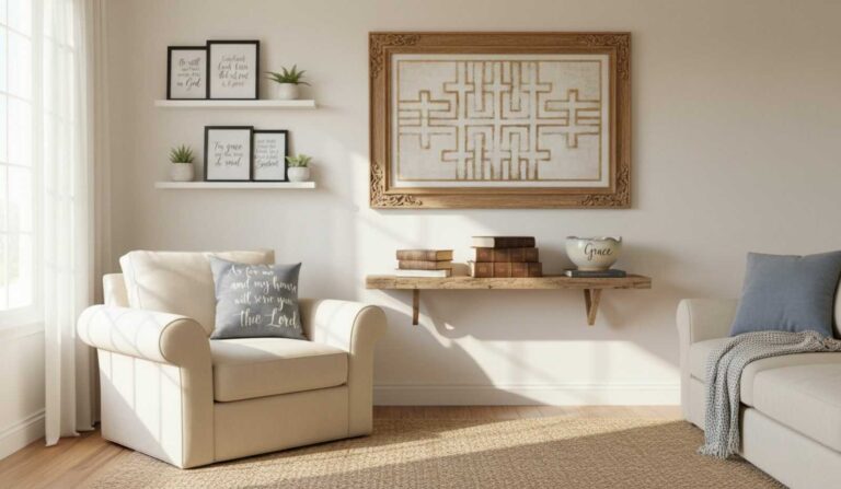 How to Style Christian Wall Art Without Overcrowding Your Space