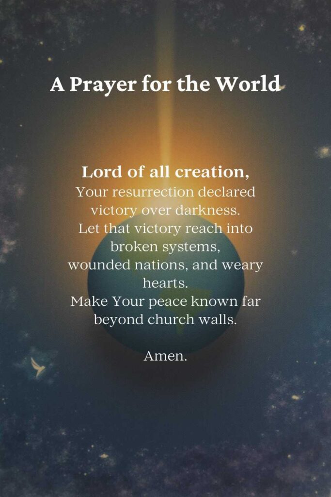 prayer to pray for the world on Easter