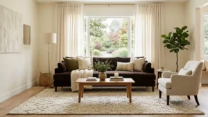 Chocolate Brown Living Room Ideas for a Rich, Cozy and Modern Space
