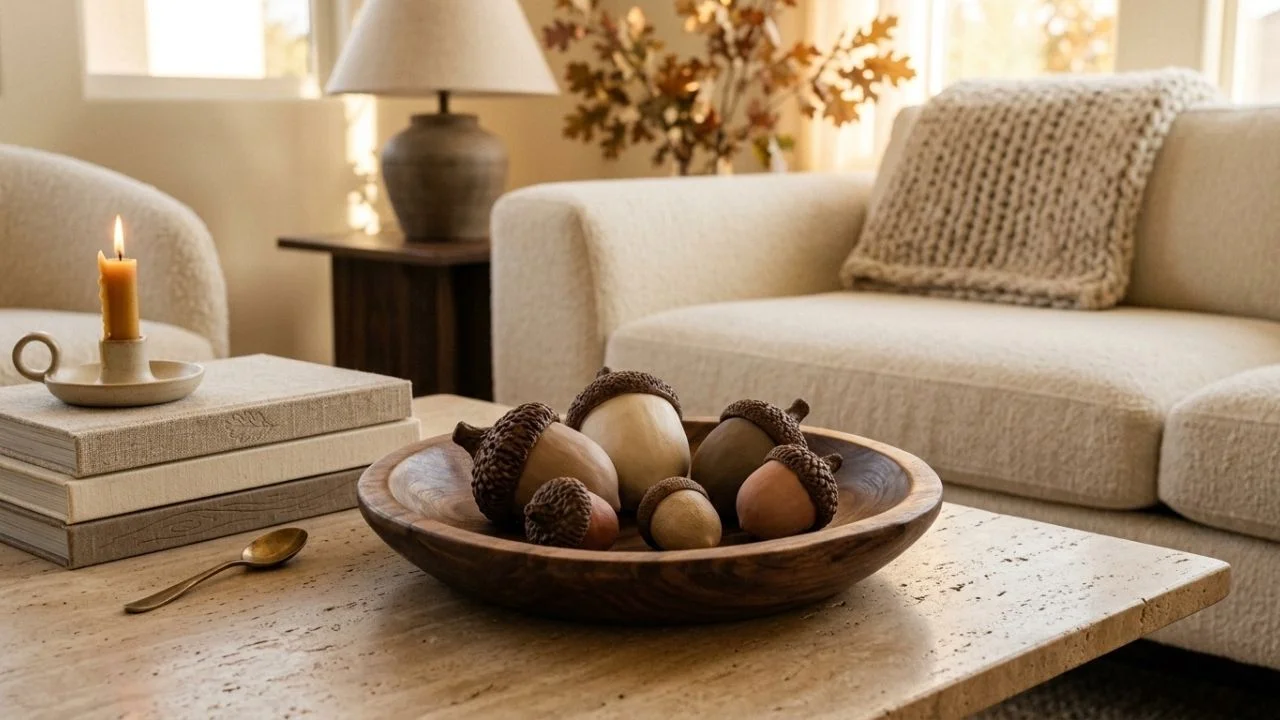 Clay Acorn Decor Ideas That Make Fall Feel Warmer