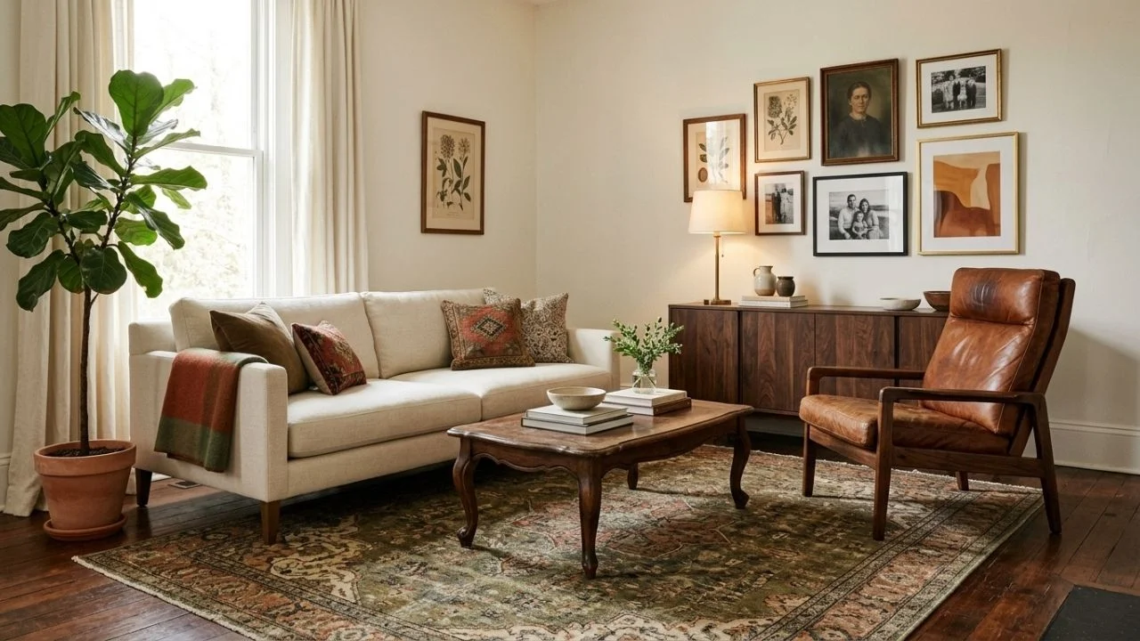 Modern Vintage Living Room Ideas That Mix Old and New